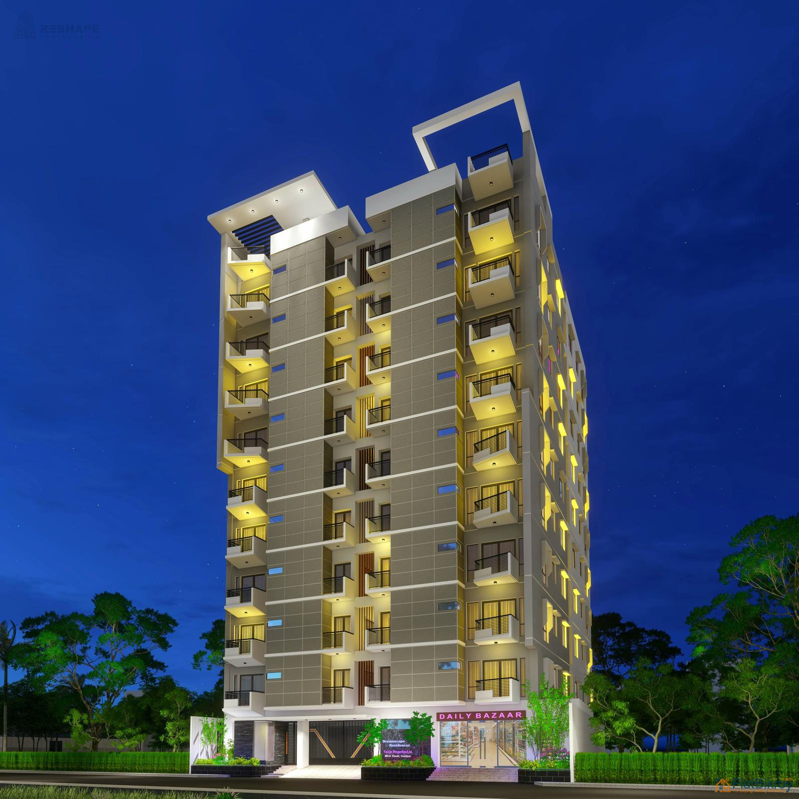 Flat Booking Cholce….Kudabo, Mirer Bazar, Gazipur.